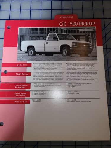 1991 chevrolet 1500 pickup - chevrolet, ck