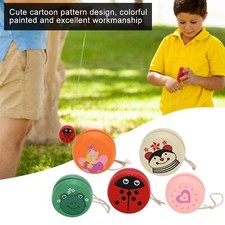 Cartoon Animal Wooden YoYo Kids Yo Yo Toys Christmas Birthday Children Gift