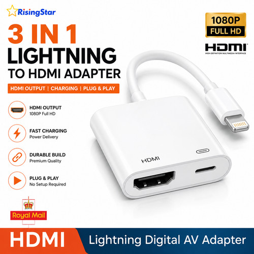 For apple light ning hdmi - for, to
