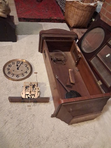 Antique junghans chiming clock - antique,