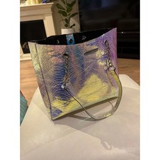 Funky multi colour beach tote