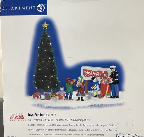 Dept toys for tots - 56, tots"