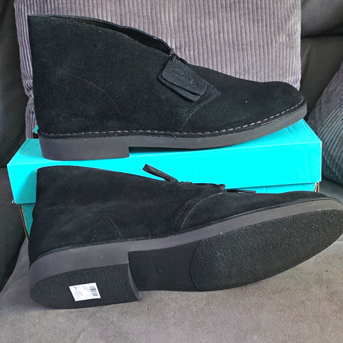 Clarks desert evo black - desert, bt