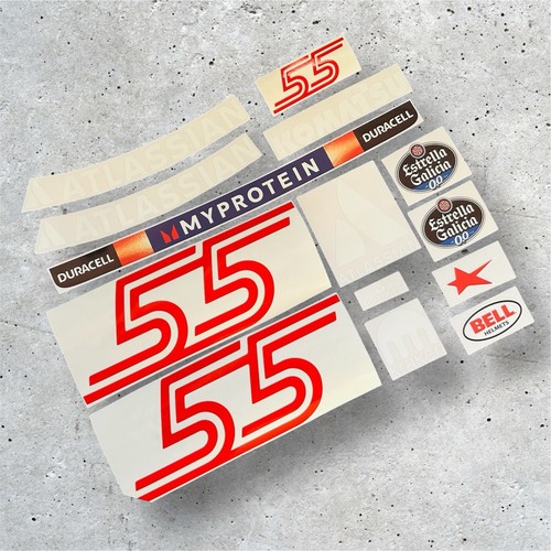 Helmet stickers sainz f1 - stickers,