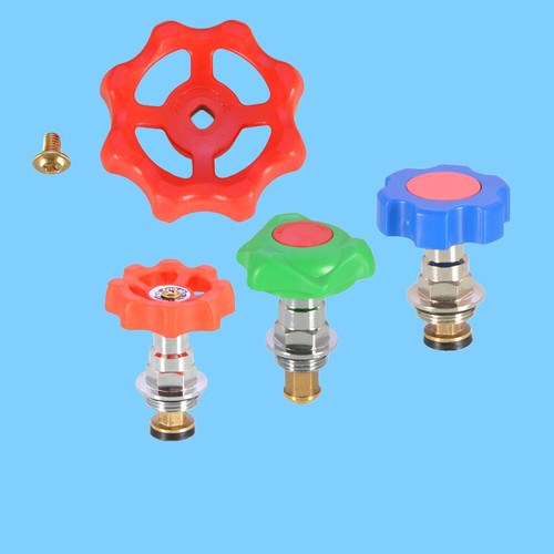 Brass wheel gate valve head - brass,