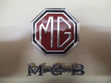 CLASSIC MG CAR BADGES, Used.