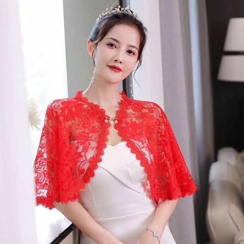 Shawl tippet tulle - shawl, wedding