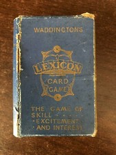 WADDINGTON'S LEXICON CARD GAME