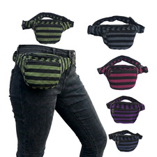 Stripey Hippie Bum Bag Waist