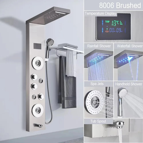 Led shower panel column tower - column,