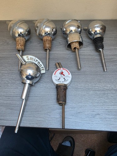Vintage drinks pourers - drinks,