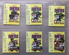 10 Barratt Candy Sticks Packets Battle