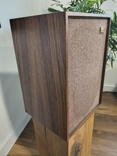 Wharfedale Denton 2 Vintage Speakers early 70's V. Rare Rosewood Exc. Condition