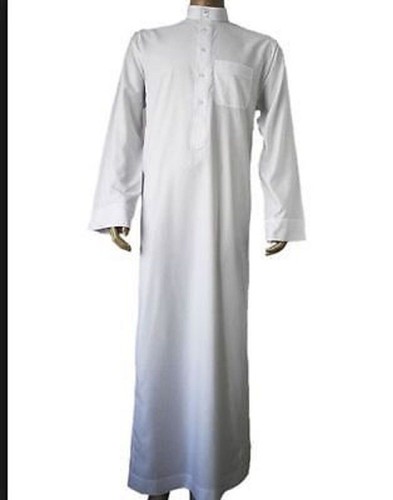 Mens saudi style white - saudi,