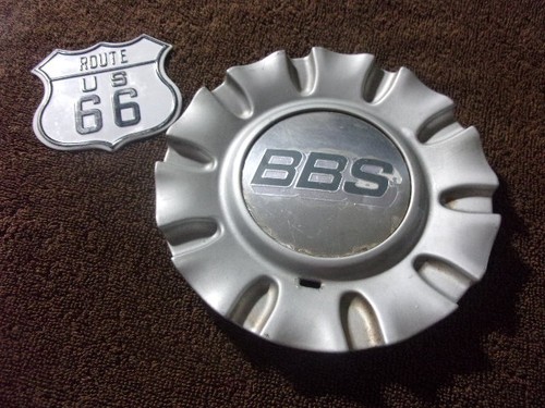 Bbs silver wheel center cap - rv,