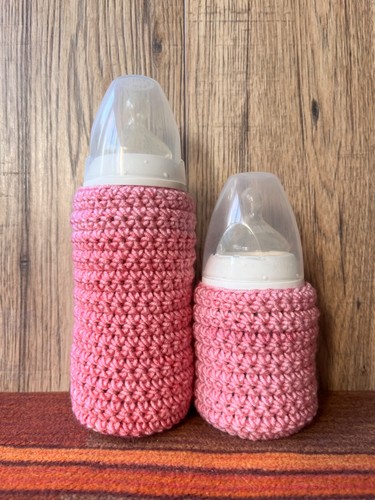 Handmade crochet baby bottle - crochet,