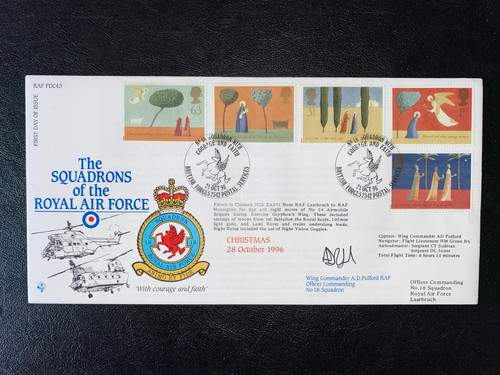 1996 christmas raf fdc43 - 1996,