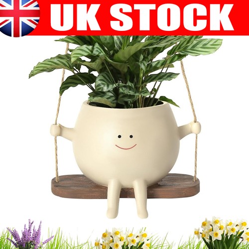 Swing face planter - planter, pot