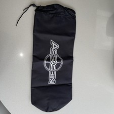 ASSASSIN BLACK SCOOTER BAG WITH CARRYING HANDLE AND DRAWSTRING CLOSURE, NEW