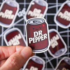 Can of Dr Pepper Mini Sticker