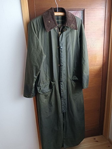 Barbour burghley coat olive - burghley,