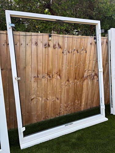 White upvc french doors 180 - upvc,