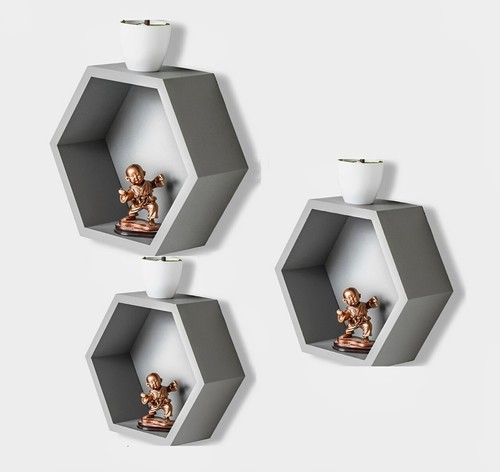 Set hexagon floating - set,