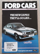Ford Range Brochure 1981 - XR3  Supersport  Capri Injection