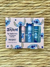Stitch LIP BALM Trio Set 3 x 4g Scented Sticks Kids Movie Fan Gift Vanilla