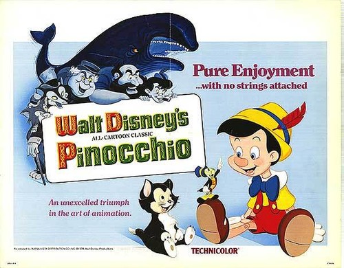 Pinocchio 35mm film cell strip - 35mm,