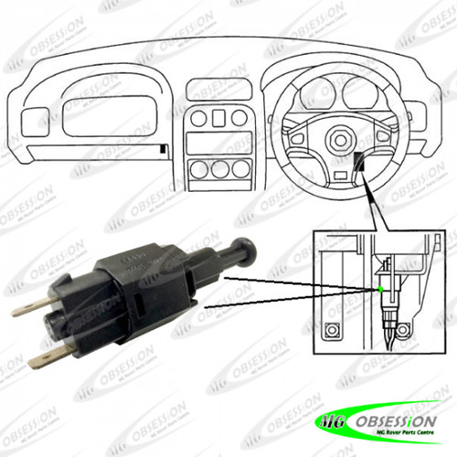 Mgf brake pedal light - mgf, swtich