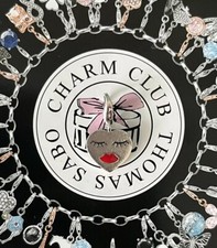 Genuine Thomas Sabo Heart Charm, Lips & Lashes Lobster Clasp Ex Condition