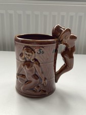 Retro Brown Glazed Barrel Mug
