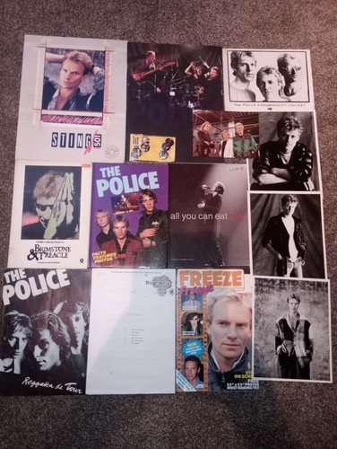 The police sting memorabilia - the,