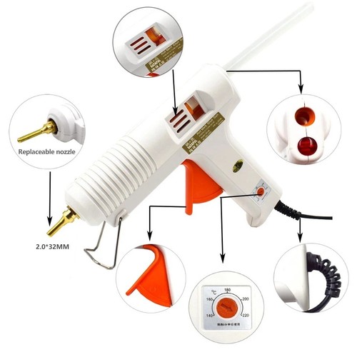 150w hot melt glue gun - hot,