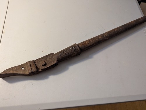 Antique farm barb wire fence - antique,