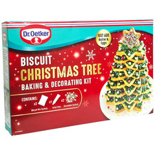 Dr. Oetker Christmas Tree Biscuit Baking and Decorating Kit 640g