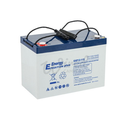 12v 115ah expedition plus agm - 12v,