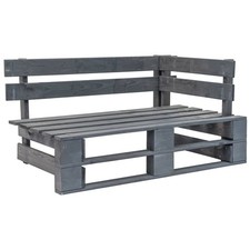 Garden Pallet Corner Bench