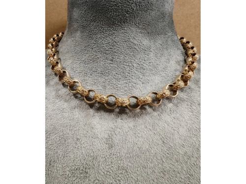 9ct half pattern belcher - 9ct,