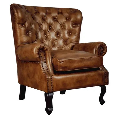 Real genuine leather high back - real,