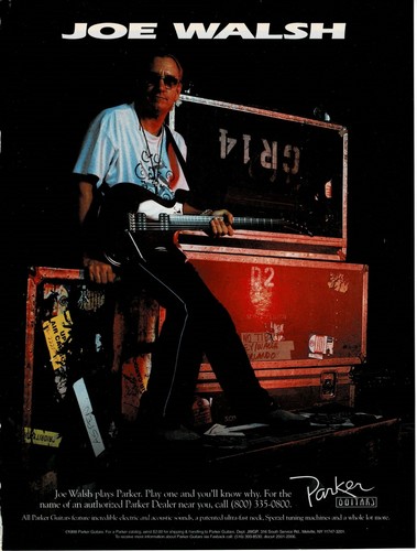 Parker guitars joe walsh of - joe,