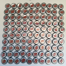 100 Beer Bottle Tops Crown Caps Mixed Varied Craft projects Heineken Stella etc