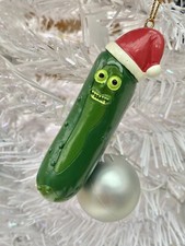 RICK AND MORTY PICKLE RICK Christmas Decoration hanging ornament NEW  