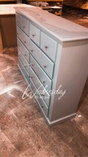 HANDMADE DEWSBURY WHITE 10 DRAWER LARGE STORAGE CHEST ASSEMBLED