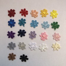 Tiny 14mm Guipure Lace Daisy