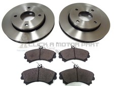 FRONT 2 BRAKE DISCS AND PADS