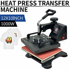 12X10in Heat Press Printing Machine Transfer Sublimation T-Shirt