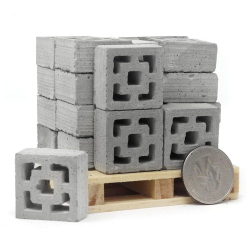 Dolls house breeze blocks - dolls,
