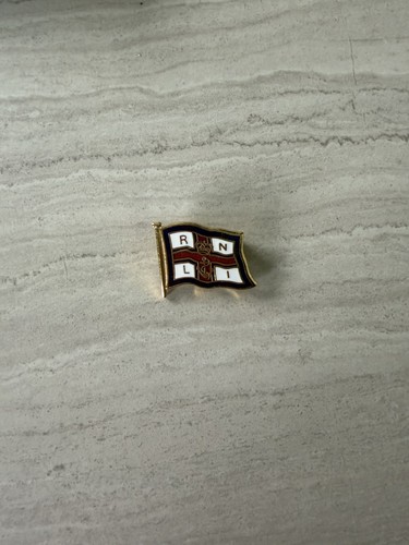 Vintage rnli enamel pin - enamel,